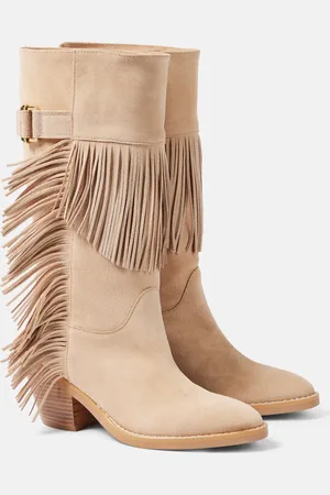 See by Chloé See By Chloé Bottes Santiag 65 en daim