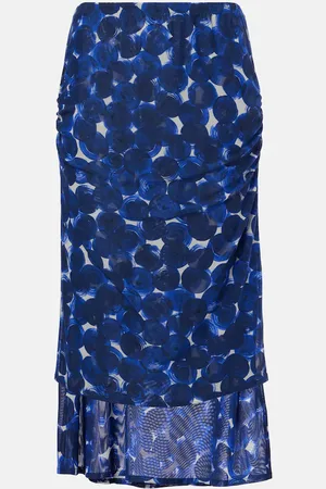 DRIES VAN NOTEN Jupe midi imprimée