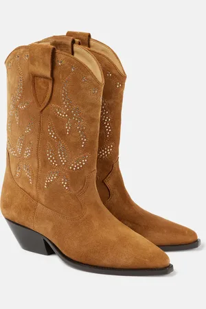 Isabel Marant Bottines santiags Duerto en daim