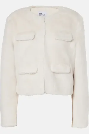 Self-Portrait Veste en shearling synthétique