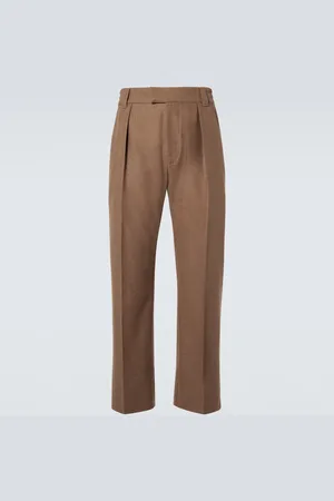 Loro Piana Pantalon droit Reinga en laine et cachemire