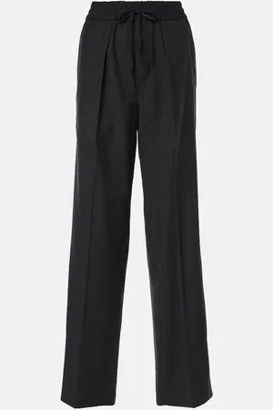 Isabel Marant Pantalon droit Liska en laine mélangée