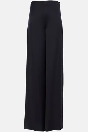 Loro Piana Pantalon ample Dresden en satin de soie