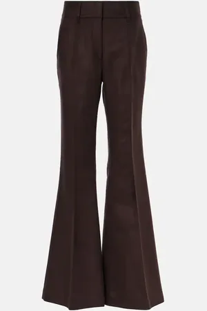 GABRIELA HEARST Pantalon évasé Rhein en soie