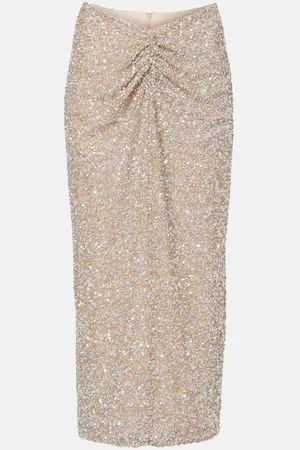 Costarellos Jupe midi Zuri à sequins