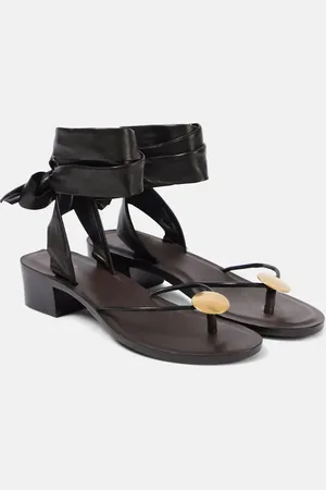The Row Sandales Cord en cuir