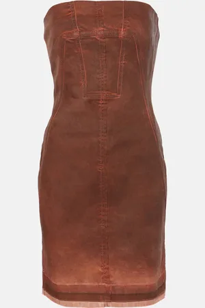 Rick Owens Robe bustier DRKSHDW en denim