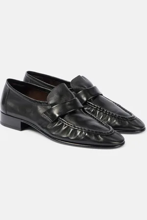 The Row Mocassins en cuir