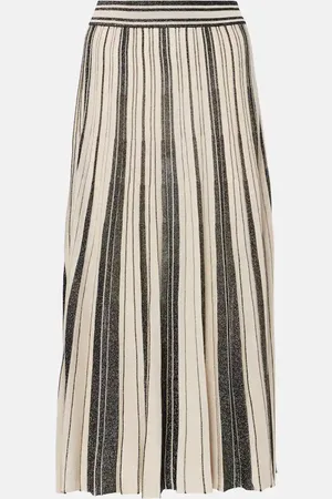 ZIMMERMANN Jupe midi rayée