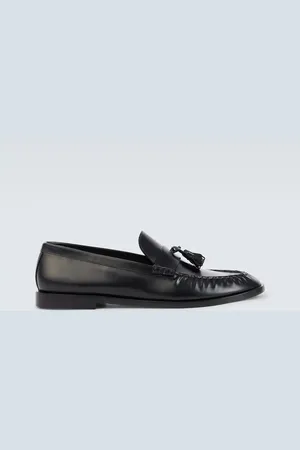The Row Mocassins en cuir