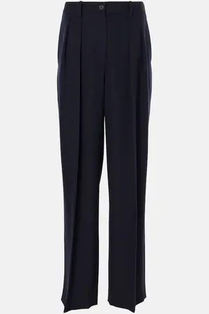 The Row Pantalon ample Igor en laine