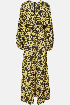 Diane von Furstenberg Robe longue Kason imprimée