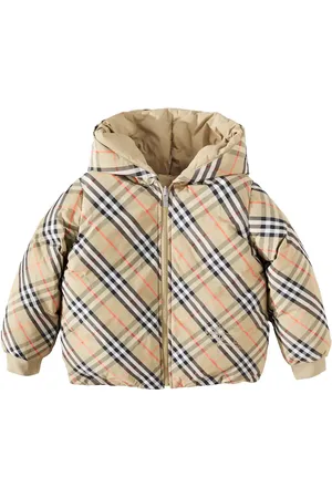 Burberry Veste doudoune Burberry Check réversible