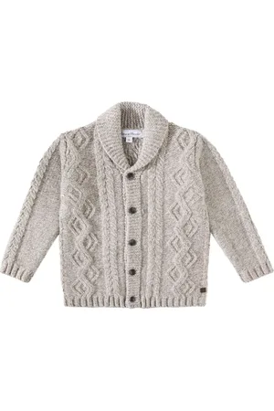 Tartine Et Chocolat Cardigan Aran en laine