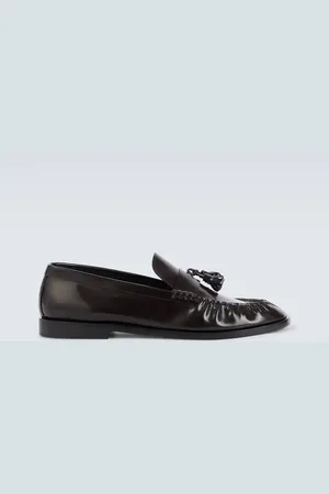 The Row Mocassins Classic en cuir