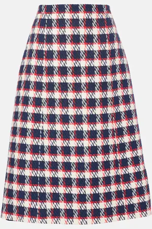 Carolina Herrera Jupe midi en tweed