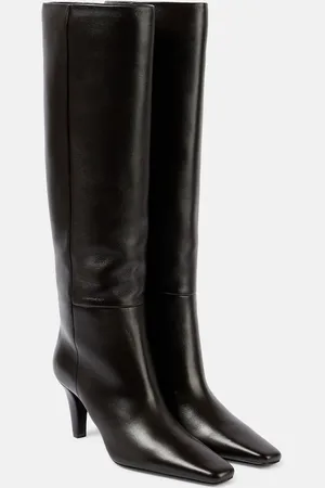 Saint Laurent Bottes Jill en cuir