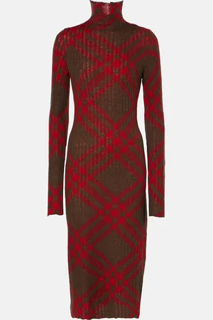 Burberry Robe midi Check