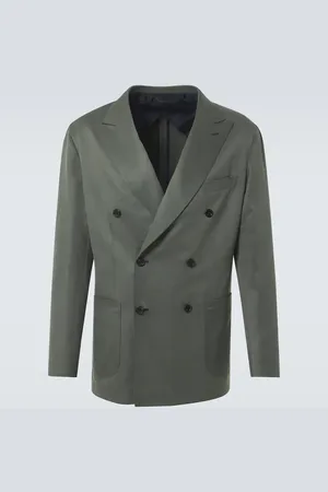 BRIONI Blazer Soffio en soie et cachemire