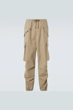 DRIES VAN NOTEN Pantalon cargo en coton mélangé