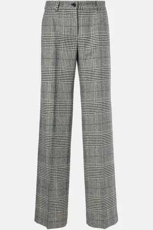 Dolce & Gabbana Pantalon évasé en laine et cachemire