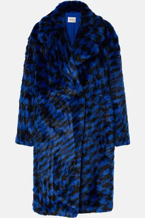 Diane von Furstenberg Manteau imprimé en fourrure synthétique