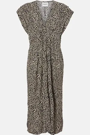 Marant Etoile Robe midi Epolia imprimée