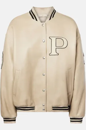 Prada Veste teddy en cuir matelassé