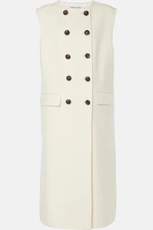 VERONICA BEARD Manteau sans manches Hoxton en laine mélangée
