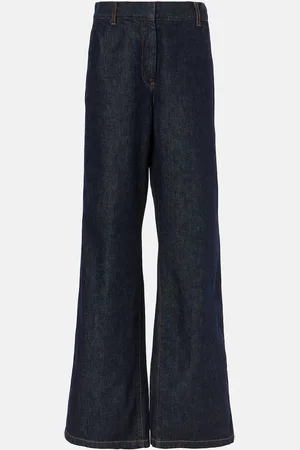 DRIES VAN NOTEN Jean flare à taille haute