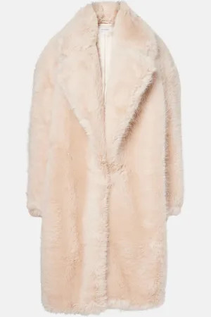 Sportmax Manteau Manico en fourrure synthétique