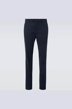 Loro Piana Pantalon droit Carlo en coton mélangé