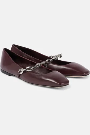 Jimmy Choo Ballerines Diamond Tilda en cuir