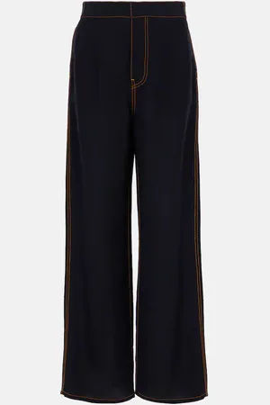 Alaïa Alaïa Pantalon ample à taille haute