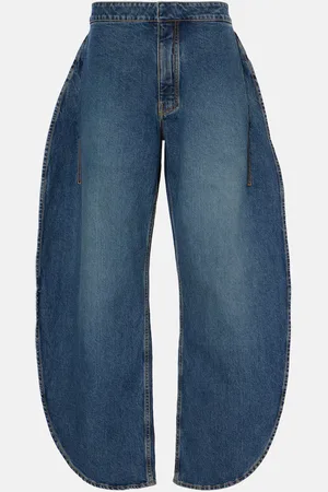 Alaïa Alaïa Jean barrel Petal à taille haute