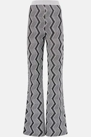 Missoni Pantalon ample Zig Zag en lamé