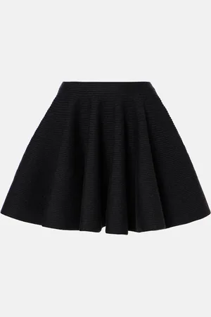 Alaïa Alaïa Mini-jupe en laine mélangée