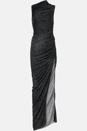 Rick Owens Robe longue Svita imprimée