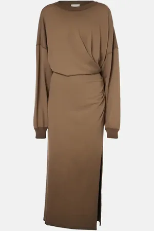 Marant Etoile Robe sweat-shirt Salomon en coton