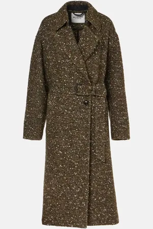 Marant Etoile Manteau Horia en laine mélangée