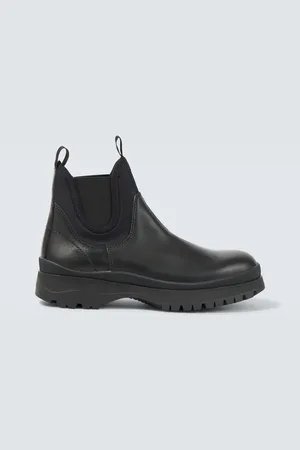 Prada Bottines Chelsea en cuir