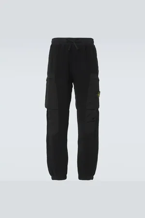 Stone Island Pantalon de survêtement en coton mélangé
