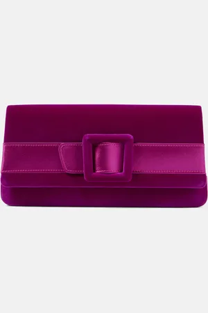Manolo Blahnik Pochette Maygot en velours