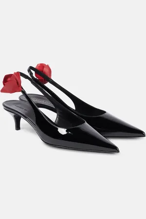 MAGDA BUTRYM Escarpins en cuir à fleurs