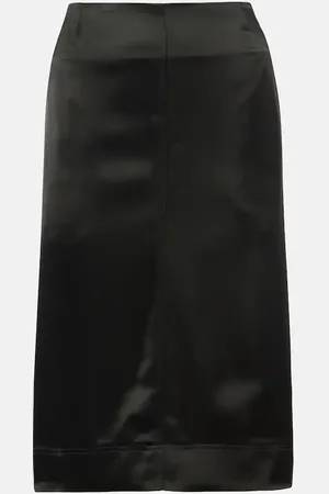Totême Jupe midi en satin