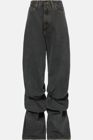 Y / PROJECT Jean ample Evergreen Draped Cuff