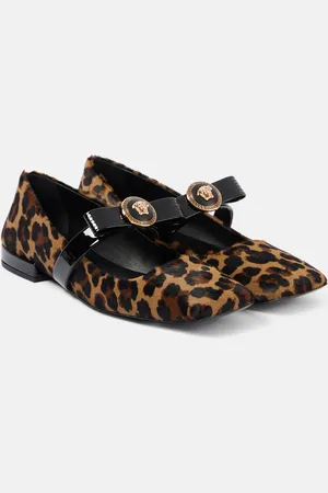 VERSACE Ballerines Mary Jane Gianni Ribbon