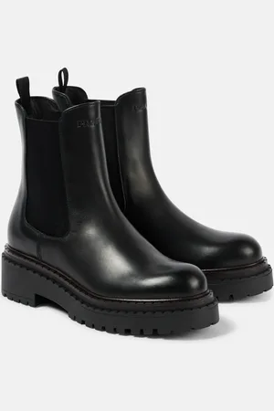 Prada Bottines Chelsea en cuir