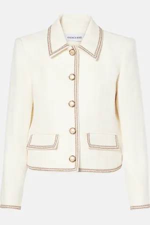 VERONICA BEARD Veste Makayla en coton mélangé