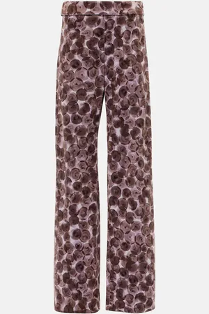 DRIES VAN NOTEN Pantalon droit Pantera en coton mélangé